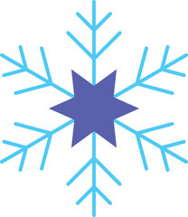 Beautiful Snow Icon Illustration Representing Winter Weather, Seasonal Beauty, and Festive Holiday Celebrations