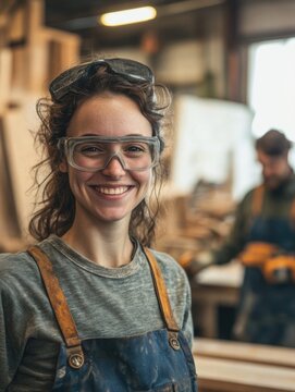 Woman in Workshop