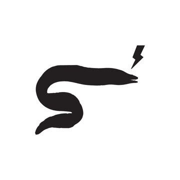 recommend clip art: electric eel silhouette