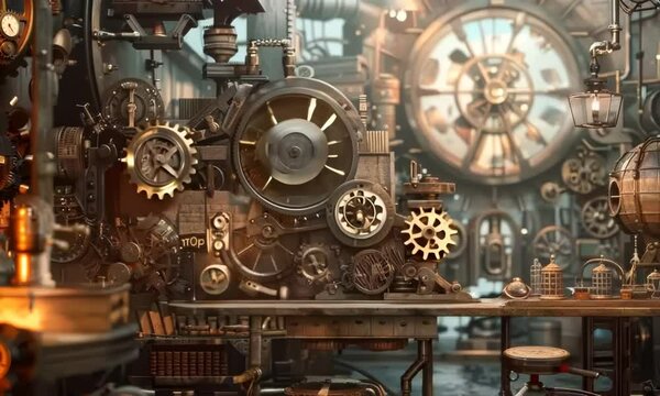 Steampunk Mechanical Workshop, Video