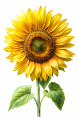 Fototapeta premium digital painting look awesome sunflower