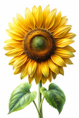 Obraz premium digital painting look awesome sunflower