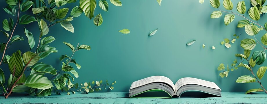 World Book and Copyright Day, celebrating books and authors, ample copy space