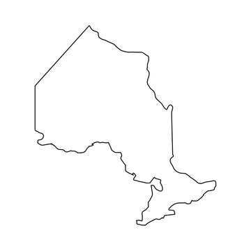 recommend clip art: Ontario Outline Map