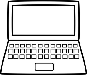 Laptop Outline