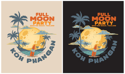 Full Moon Party Koh Phangan - Haad Rin, Thailand