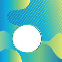 Green Yellow gradient Abstract geometric design with line and white shape business annual report, flyer, magazine