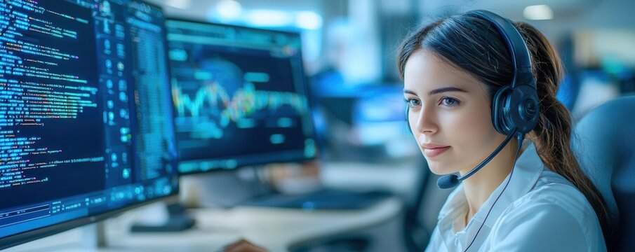 AIpowered customer service center, chatbots and humans