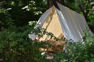 tent in the woods © Gabby