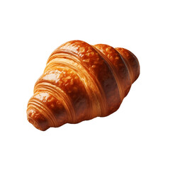 croissant isolated on white background