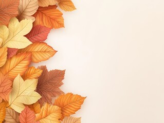 Fototapeta premium Thanksgiving gradient background with warm autumn tones
