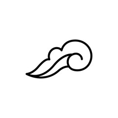 Cloud icon chinese style