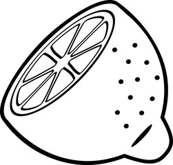 Lemon Outline