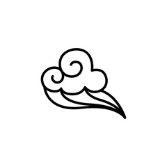 Abstract Cloud , Chinese Cloud , Curl cloud ,Decoration cloud, cloud icon