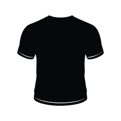 free vector black tshirt template design 