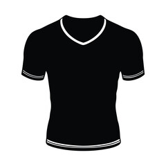 free vector black tshirt template design 