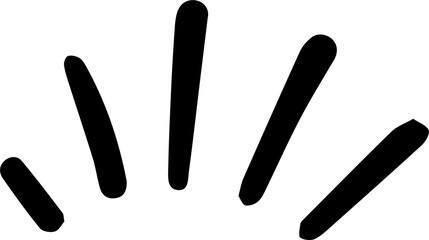 Japanese Manga comic expression style line elements for character emotion