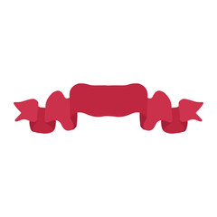 Ribbon element vector illustration
