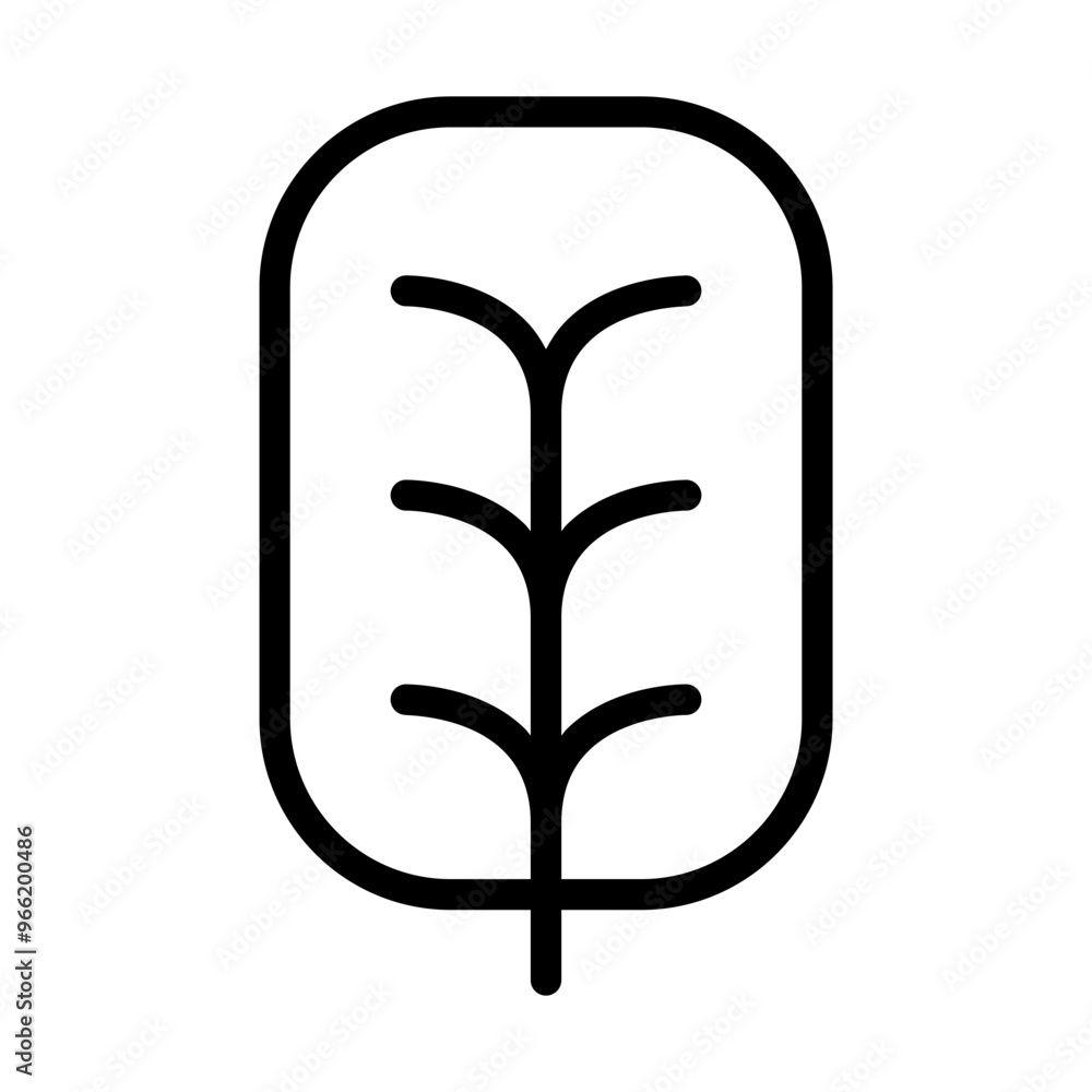 Sticker tree icon