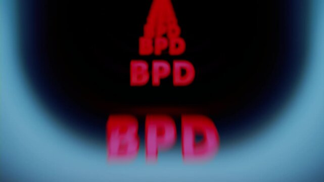 BPD - Borderline personality disorder
words moving in the line
seamless loop video
3D render animation