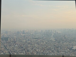 dusk view of the city
