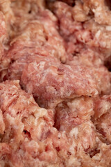 fresh minced pork with bacon