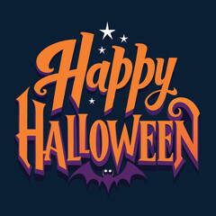 Spooky Happy Halloween Typography, Free Icons and Theme