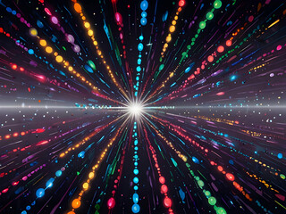 Obraz premium abstract background with stars,Ai generated 