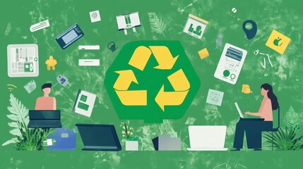 Eco-champions promote e-waste reduction and recycling initiatives in community workshop