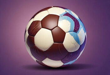 Close up on soccer ball with Different Background