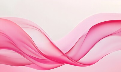 Fototapeta premium Abstract pink smock shape background with wavy lines pink, wallpaper