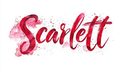 Personalized postcard perfect for decor created in Brush Calligraphy.