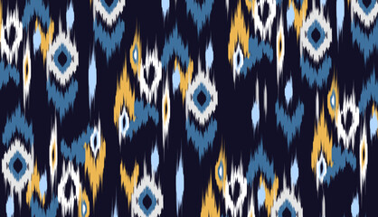 geometric ethnic vintage texture vector art design. textile fashion pattern line ikat seamless pattern and batik fabric texture asian background wallpaper geometry indian. Ethnic abstract ikat art .