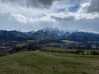 Obraz premium Mountains and forest