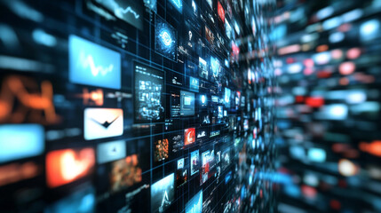 Digital media content management on a sleek desktop interface