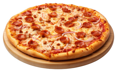 PNG Pizza food white background zwiebelkuchen.