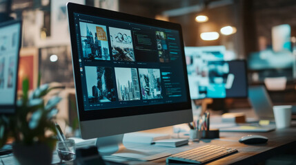 Online content management system interface showcasing recent uploads