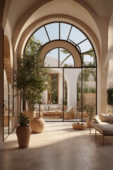 Fototapeta premium Luxury Mediterranean villa with pool