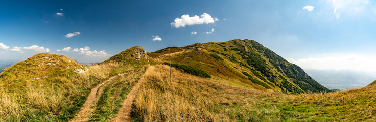 Hiking in the Mala Fatra Mountains, Slovakia.