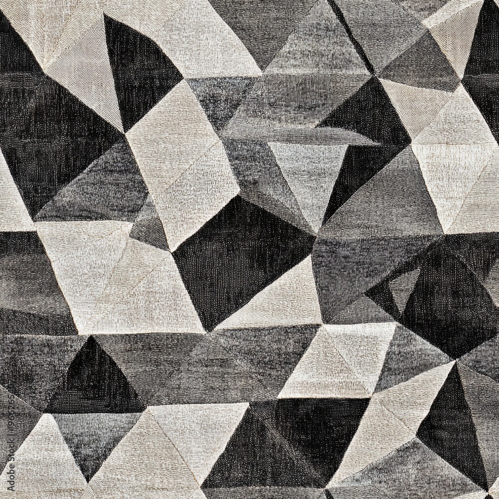 Poster a captivating arrangement of abstract shapes forms a unique pattern for decoration