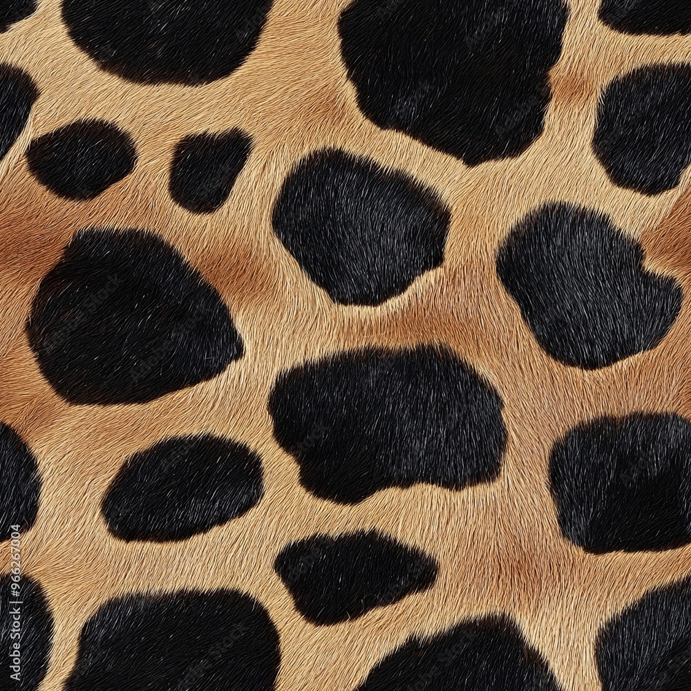 Poster this captivating pattern showcases bold leopard spots on a warm textured background