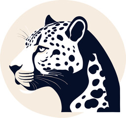 otorongo or amazonian jaguar vector on transparent background for digital content, t-shirts and stickers, jaguar vector logo, jaguar vector illustration