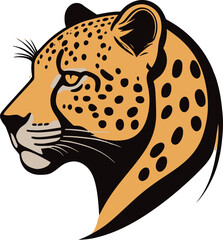 otorongo or amazonian jaguar vector on transparent background for digital content, t-shirts and stickers, jaguar vector logo, jaguar vector illustration © Gino Tuesta