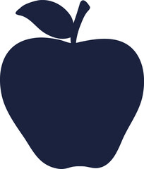 Shiny red apple fruit Cartoon icon concept vector illustration