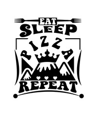 Eat Sleep Repeat Svg Bundle