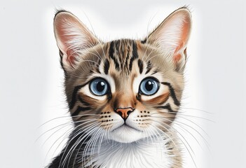 cuttel little cat - portrait