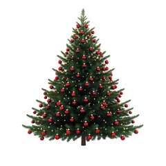 Fototapeta premium PNG christmas tree isolated on transparent background