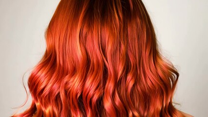 Witness the dramatic transformation of black hair as it transitions into a vibrant, radiant color at a popular local salon. Experience the artistry of a skilled stylist.