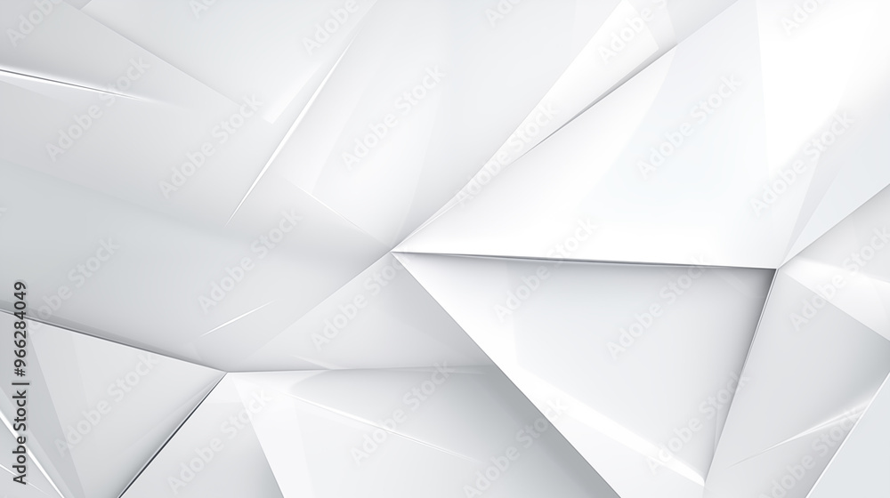 Poster abstract geometric background consisting of volumetric triangles, polygons.