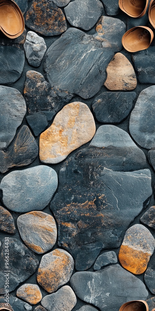 Aufkleber this design showcases a stunning array of textured stones perfect for unique backgrounds